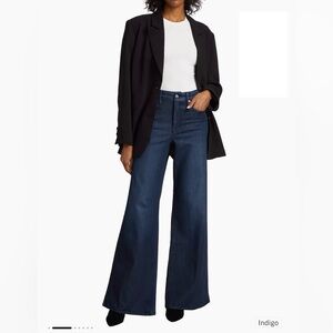 Good American, Good Palazzo, indigo, gently used, size 28/6